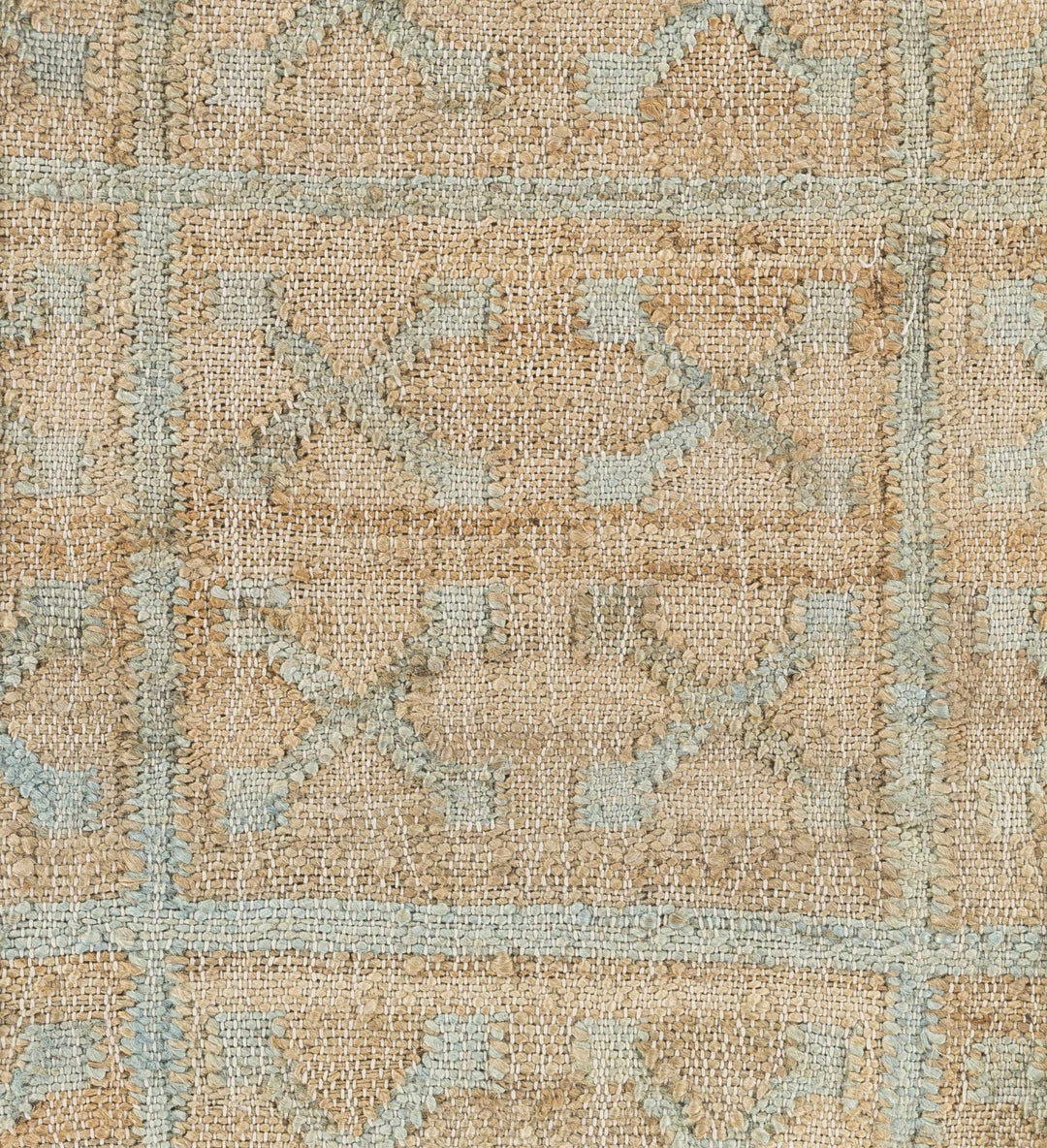 Rice Dusty Sage Contemporary Tan Jute Rug - The Rug Decor