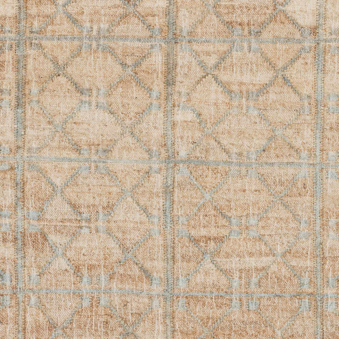 Rice Dusty Sage Contemporary Tan Jute Rug - The Rug Decor