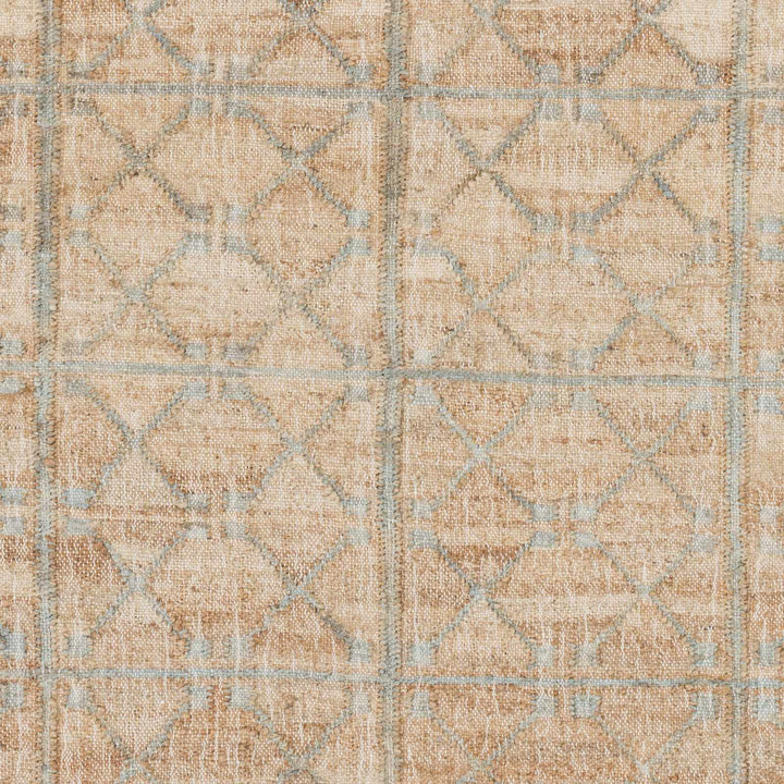 Rice Dusty Sage Contemporary Tan Jute Rug - The Rug Decor
