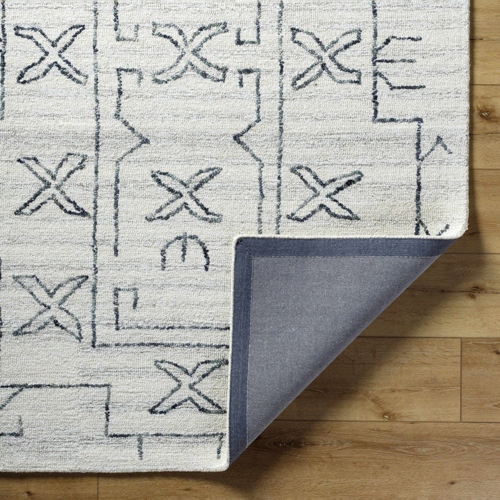 Rider Ivory Contemporary Style Hand Tufted Wool Area Rug - The Rug Decor