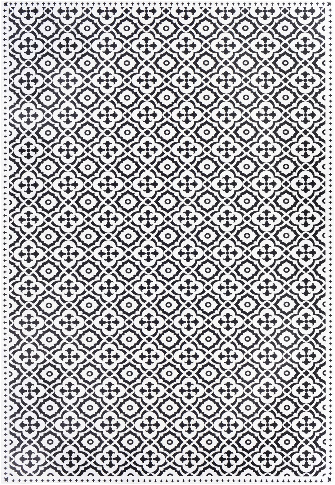 Ridleyton Modern Geometrical Design Black And White Area Rug - The Rug Decor