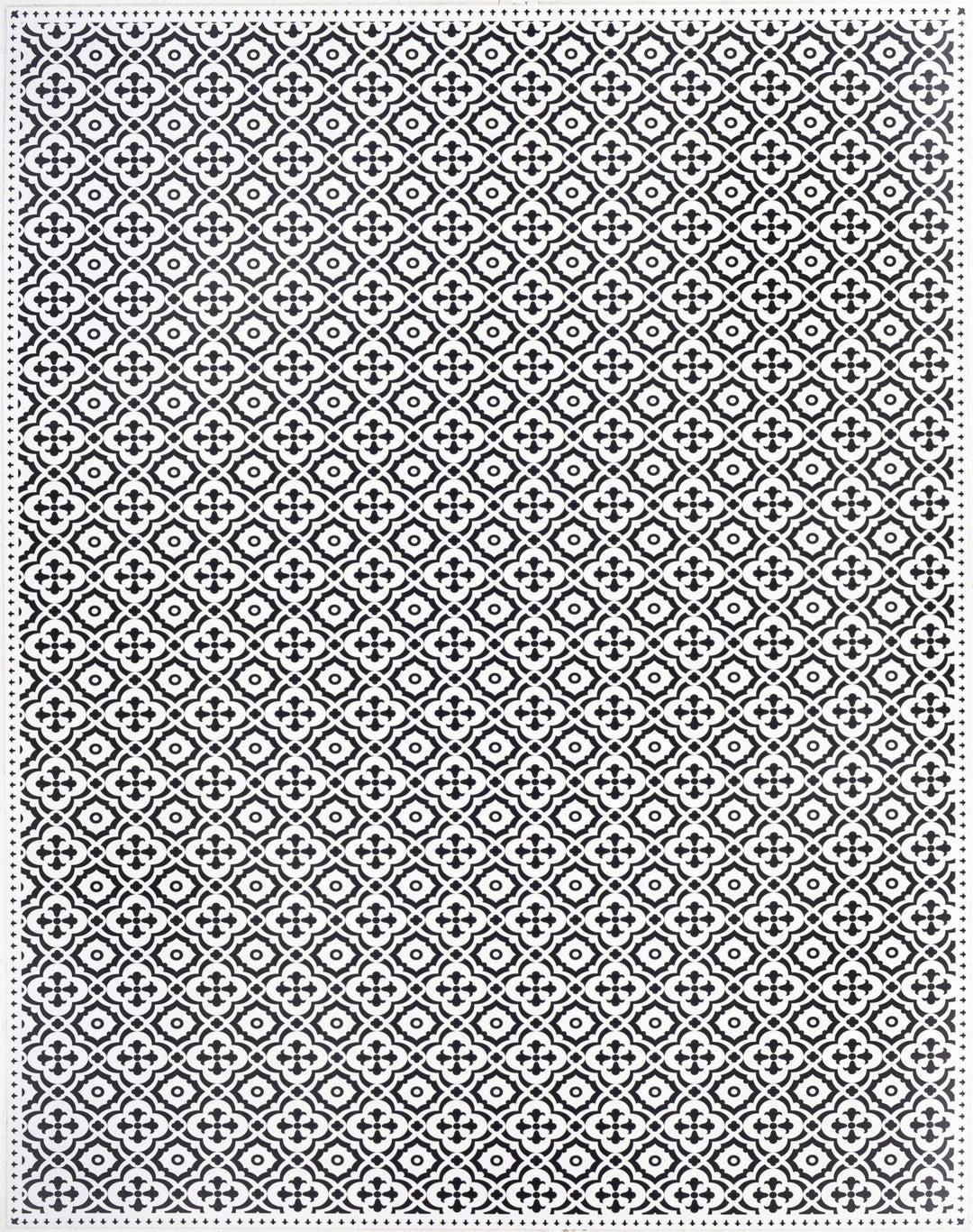 Ridleyton Modern Geometrical Design Black And White Area Rug - The Rug Decor