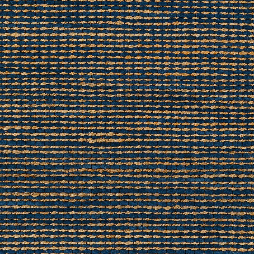 Riki Contemporary Blue And Beige Jute and Wool Rug - The Rug Decor