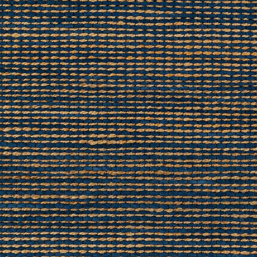 Riki Contemporary Blue And Beige Jute and Wool Rug - The Rug Decor