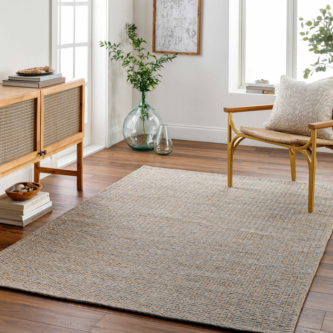 Riki Contemporary Design Gray And Brown Area Rug - The Rug Decor