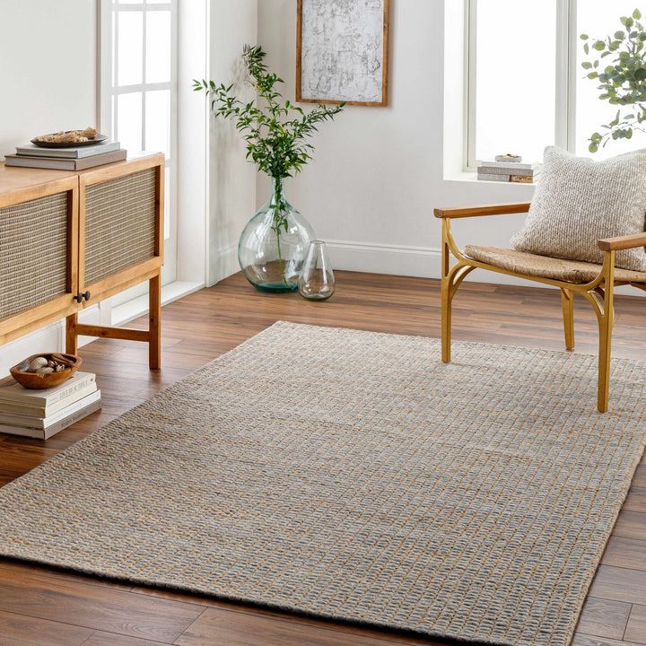 Riki Contemporary Design Gray And Brown Area Rug - The Rug Decor