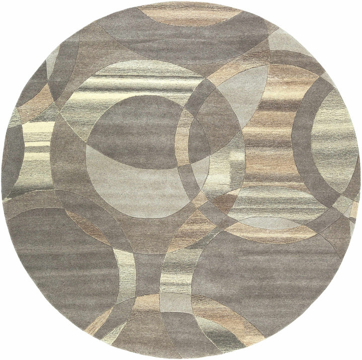 Rillton Contemporary Gray And Tan Wool Rug - The Rug Decor