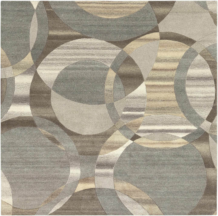 Rillton Contemporary Gray And Tan Wool Rug - The Rug Decor