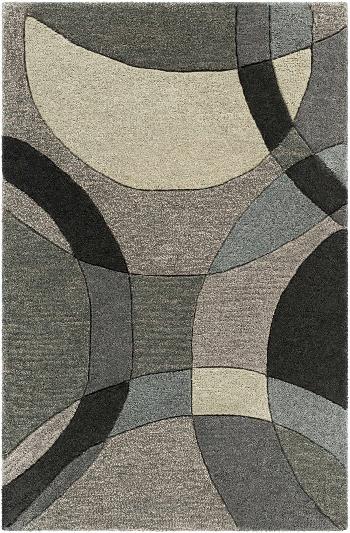 Rilton Modern Style Gray Hand Tufted Wool Washable Area Rug - The Rug Decor