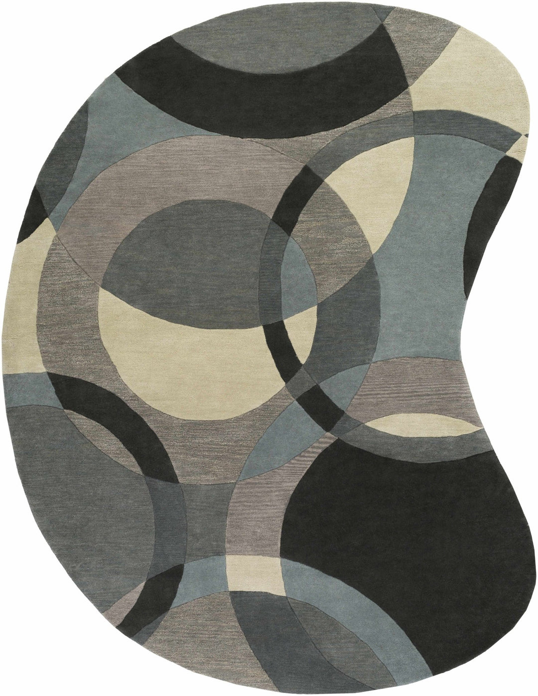 Rilton Modern Style Gray Hand Tufted Wool Washable Area Rug - The Rug Decor