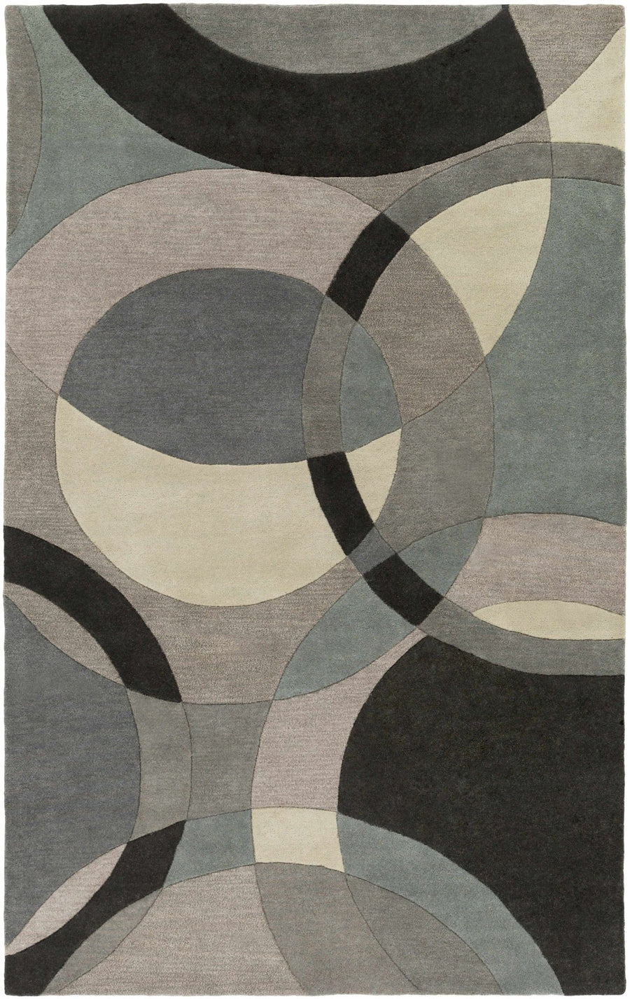 Rilton Modern Style Gray Hand Tufted Wool Washable Area Rug - The Rug Decor