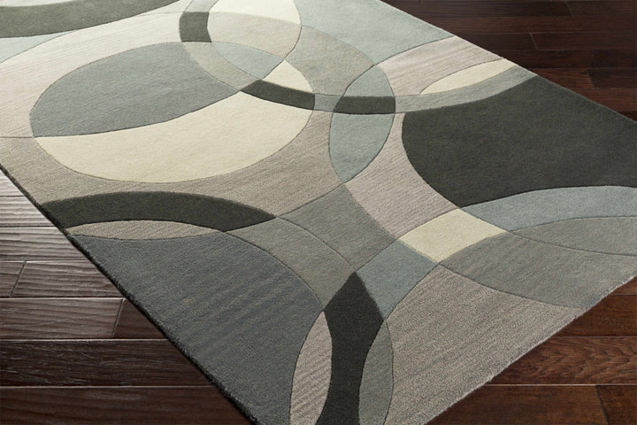 Rilton Modern Style Gray Hand Tufted Wool Washable Area Rug - The Rug Decor