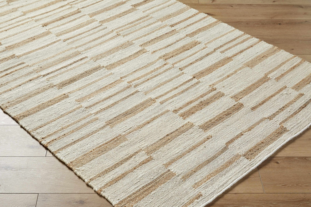 Rimbo Cream Modern Style Hand Woven Jute Rug - The Rug Decor