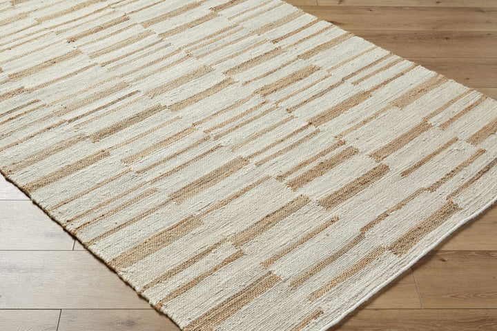 Rimbo Cream Modern Style Hand Woven Jute Rug - The Rug Decor