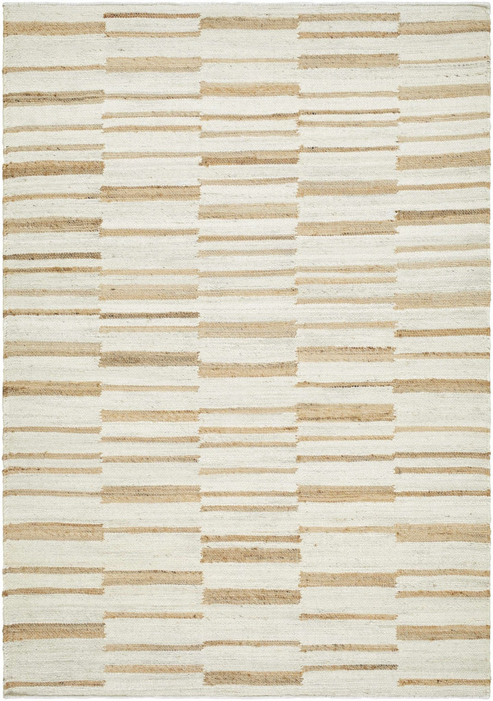 Rimbo Cream Modern Style Hand Woven Jute Rug - The Rug Decor