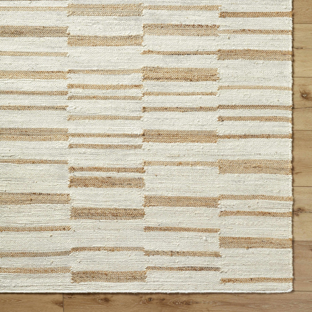 Rimbo Cream Modern Style Hand Woven Jute Rug - The Rug Decor