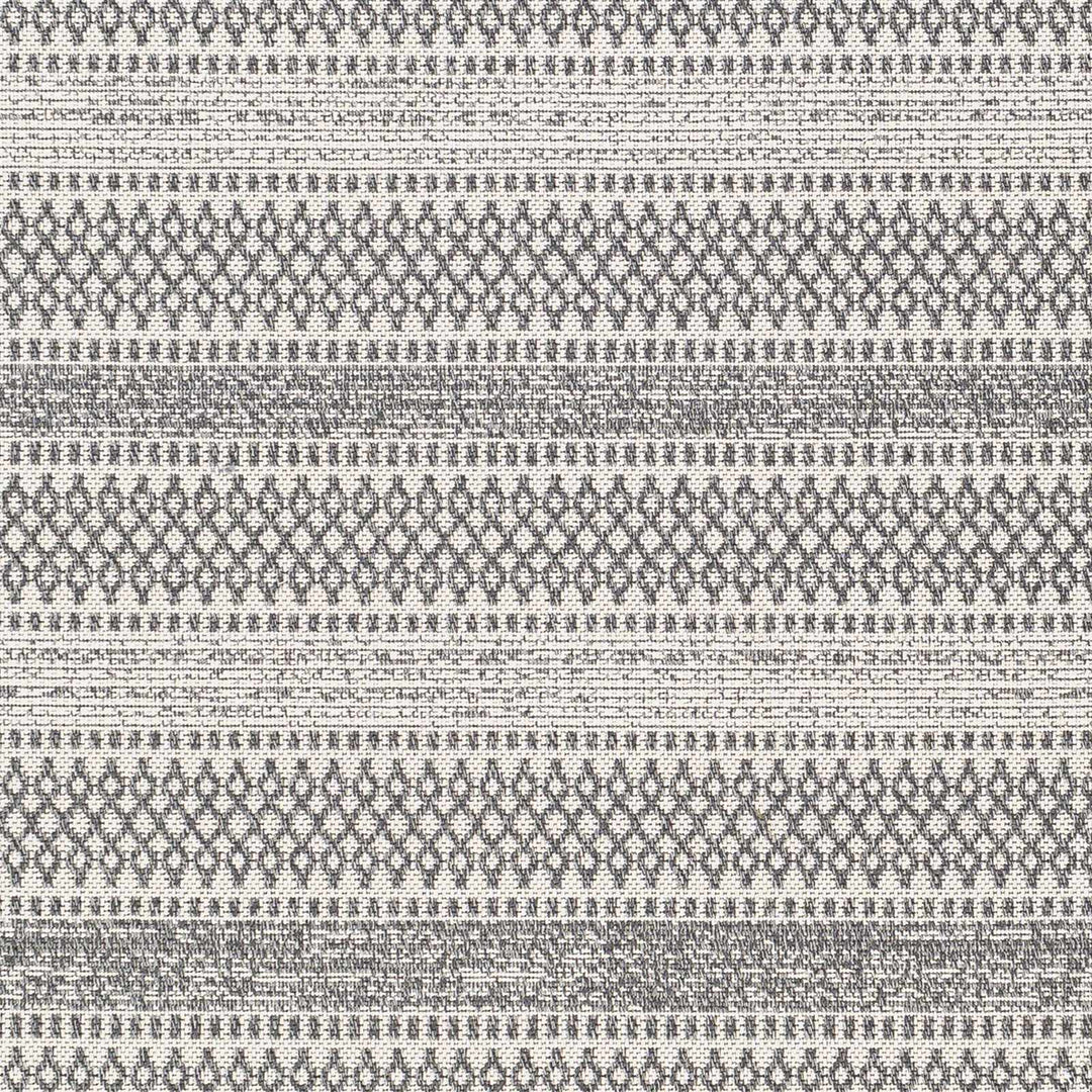 Ringtown Modern Geometrical Ivory And Charcoal Washable Area Rug - The Rug Decor
