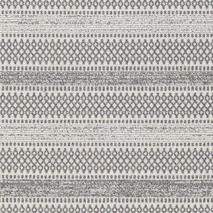 Ringtown Modern Geometrical Ivory And Charcoal Washable Area Rug - The Rug Decor