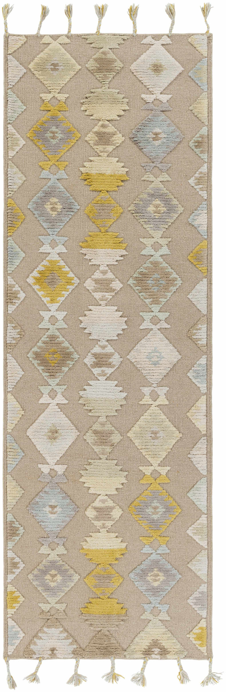Rippon Traditional Style Taupe Hand Woven Area Rug