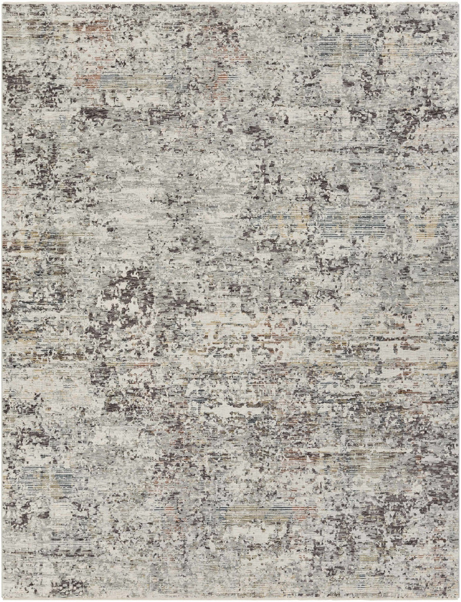 Riverhead Modern Abstract Design Gray And Charcoal Area Rug - The Rug Decor