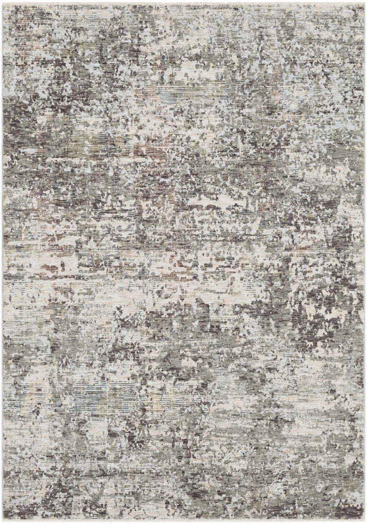 Riverhead Modern Abstract Design Gray And Charcoal Area Rug - The Rug Decor