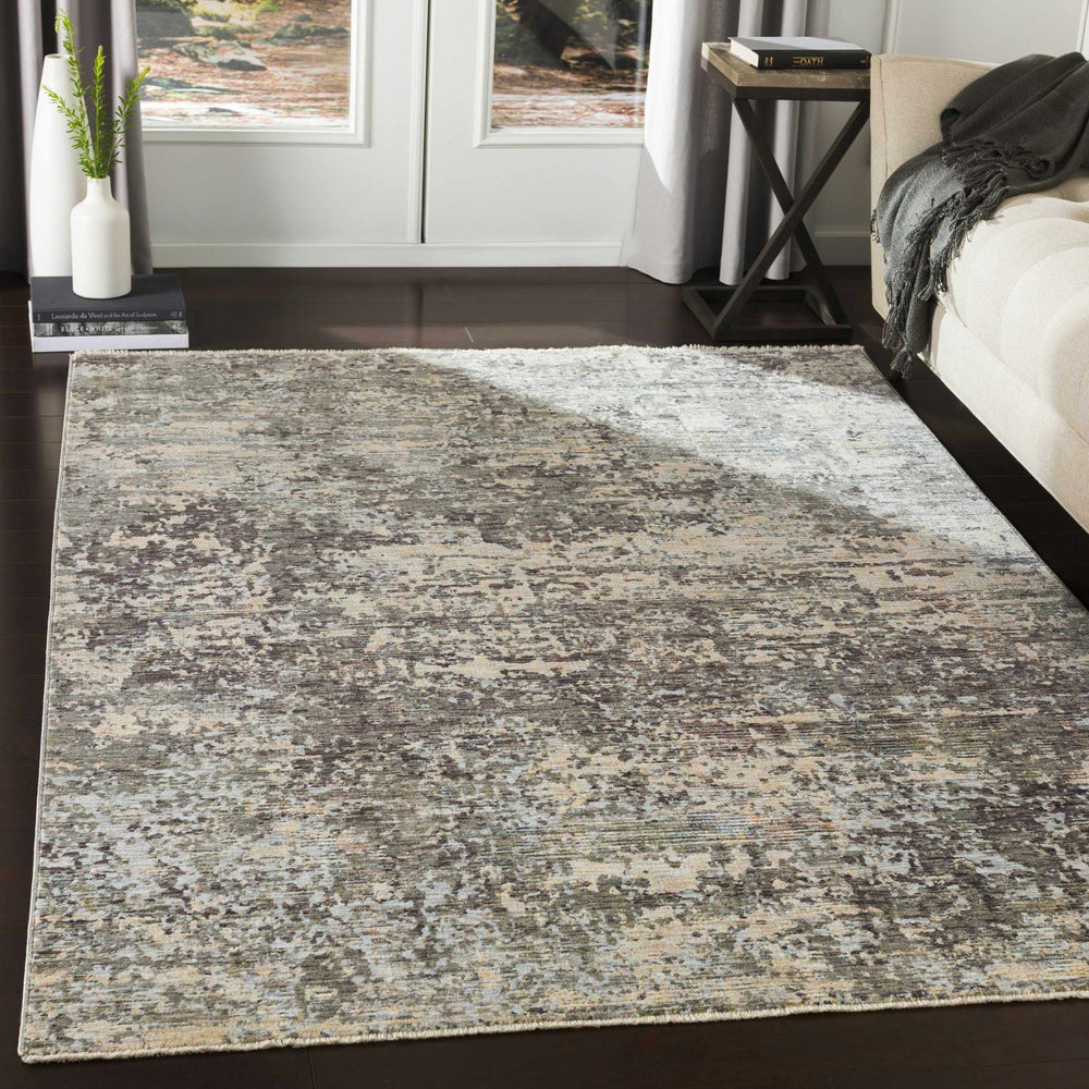 Riverhead Modern Abstract Design Gray And Charcoal Area Rug - The Rug Decor