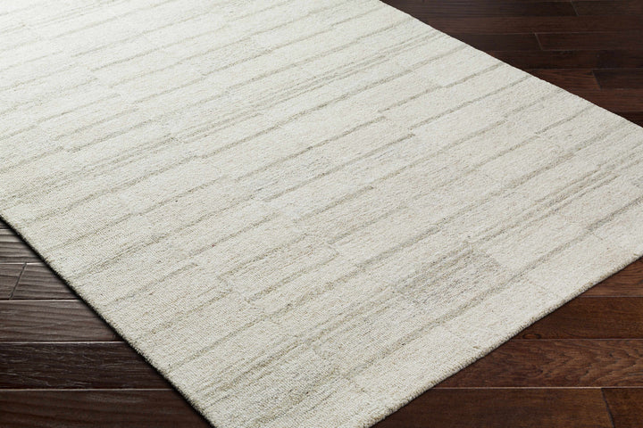 Onika Modern Style Gray Hand Tufted Wool Area Rug