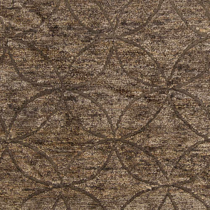 Roberts Modern Style Brown Hand Knotted Area Rug - The Rug Decor