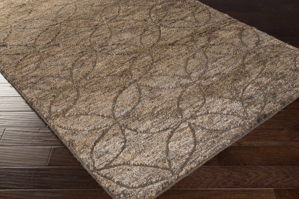 Roberts Modern Style Brown Hand Knotted Area Rug - The Rug Decor