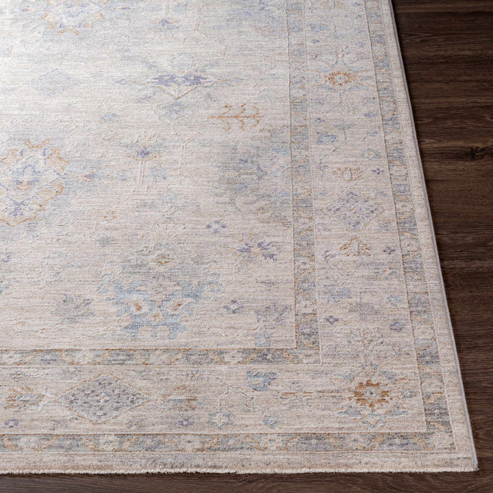 Rochedale Gray Traditional Floral Design Area Rug - The Rug Decor