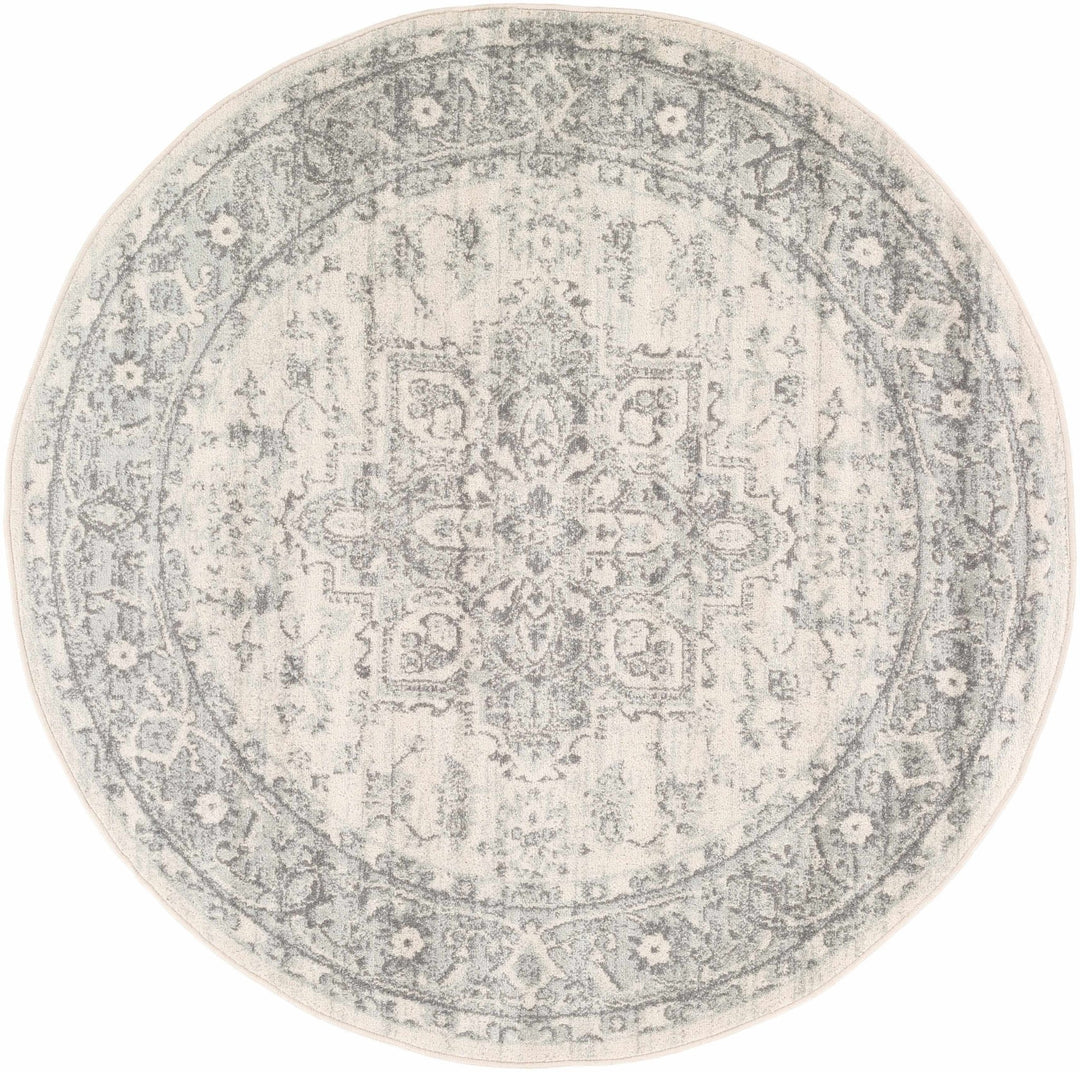 Rockfall Traditional Style Beige And Gray Area Rug - The Rug Decor