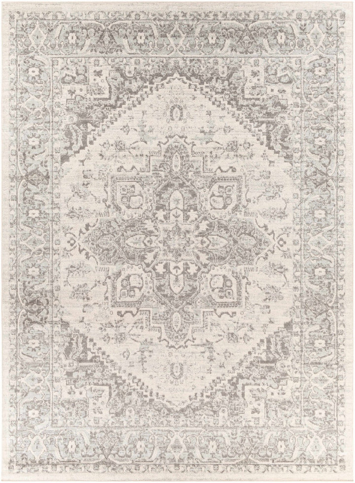 Rockfall Traditional Style Beige And Gray Area Rug - The Rug Decor
