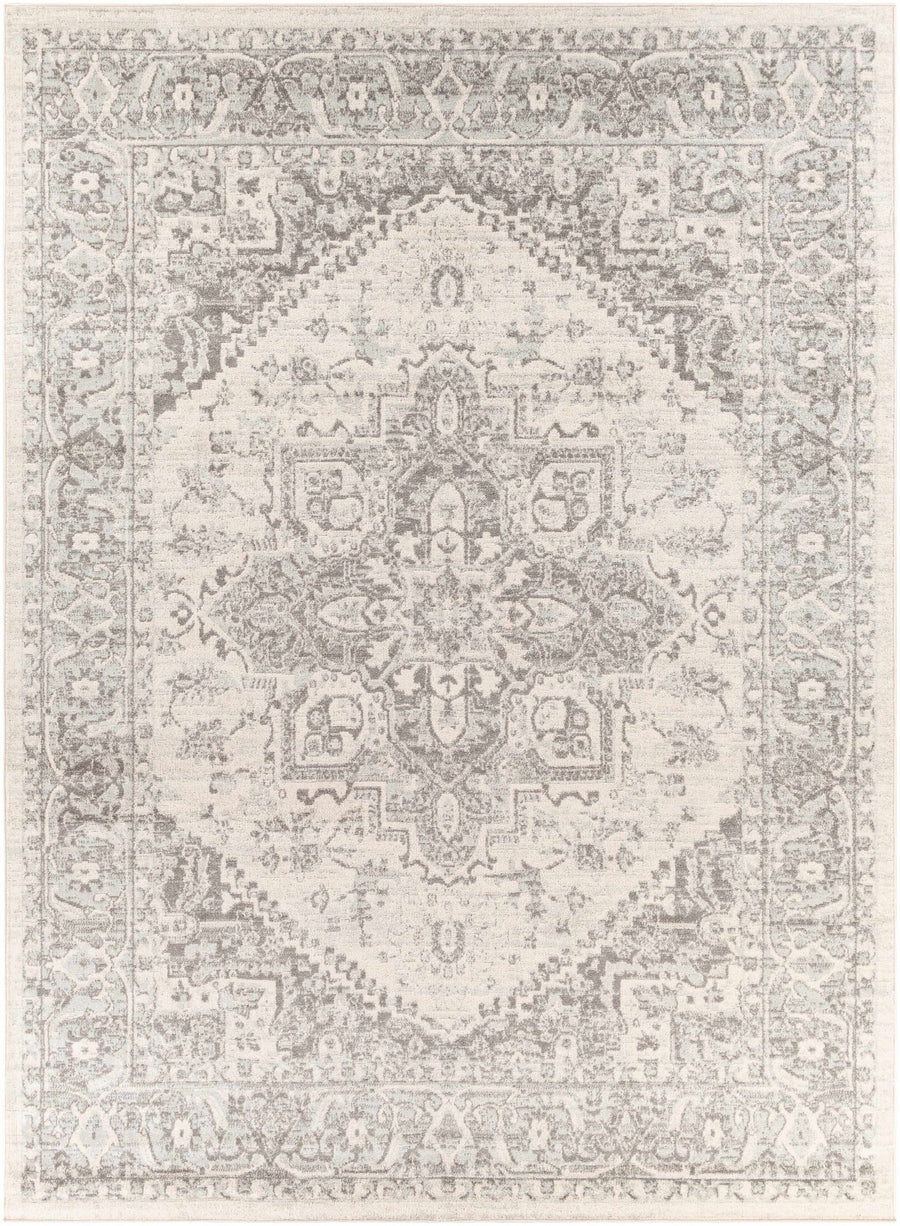 Rockfall Traditional Style Beige And Gray Area Rug - The Rug Decor
