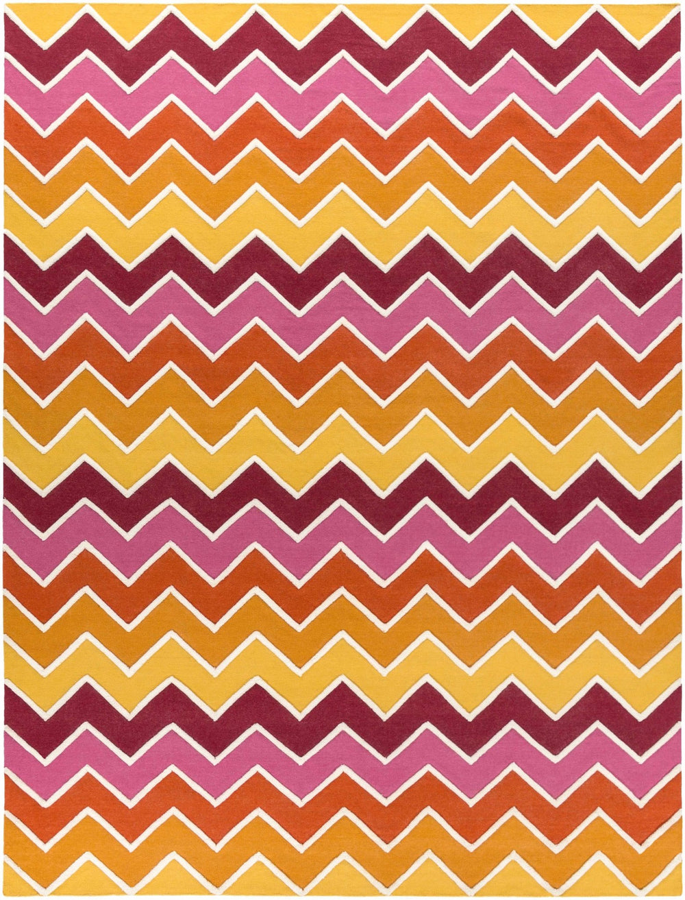 Rockmart Vibrant Geometrical Multi colors Rug - The Rug Decor