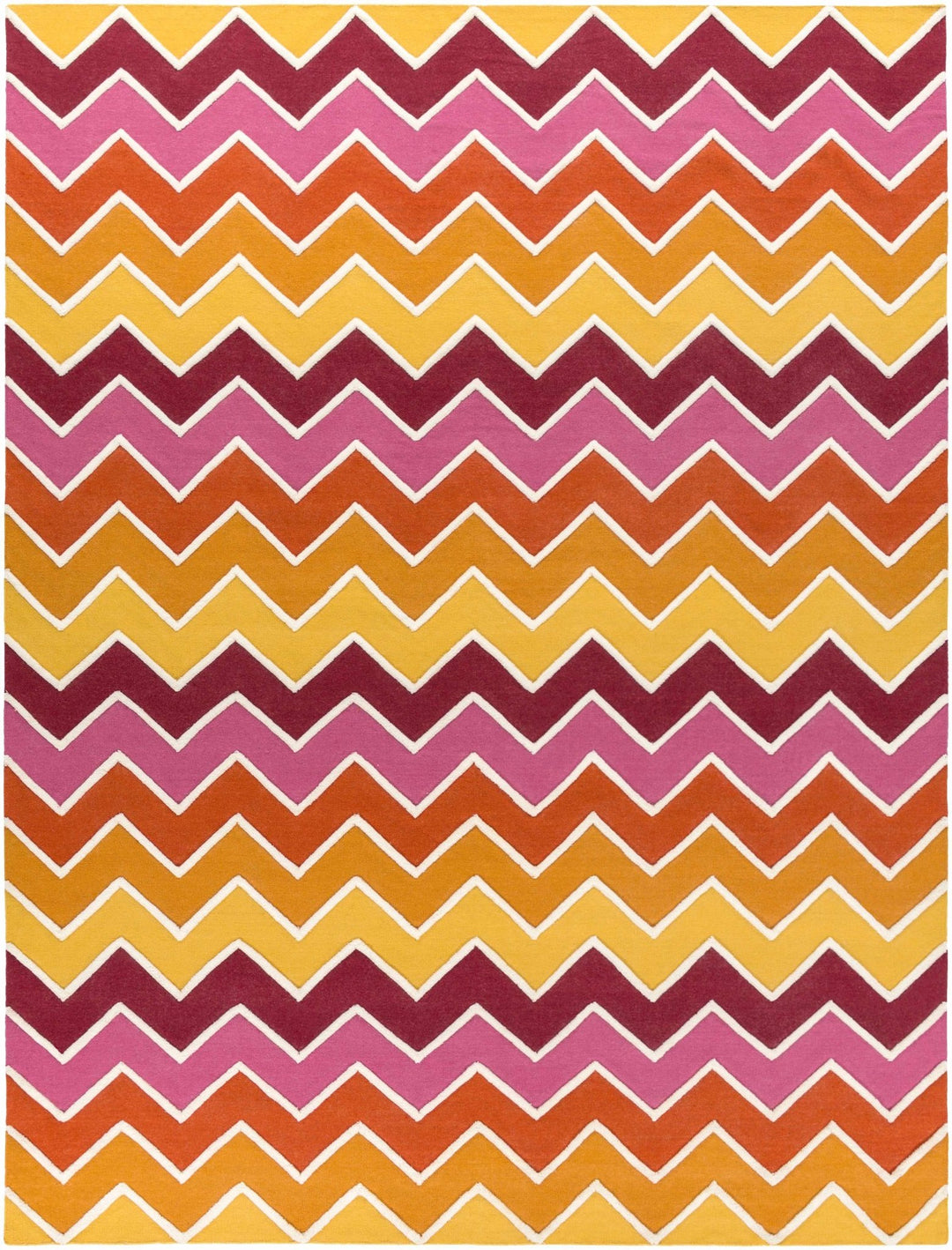 Rockmart Vibrant Geometrical Multi colors Rug - The Rug Decor