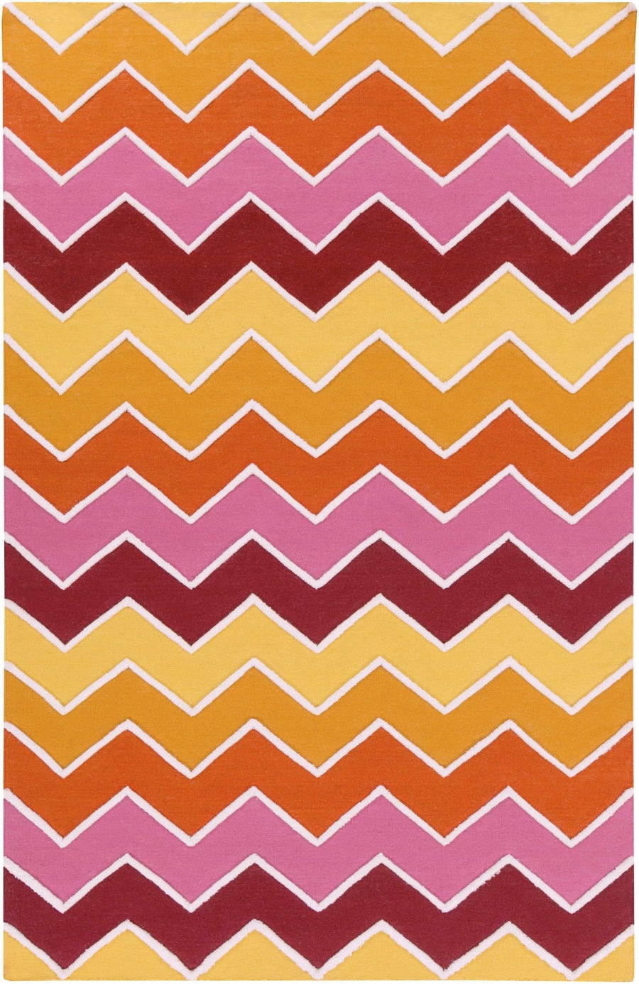 Rockmart Vibrant Geometrical Multi colors Rug - The Rug Decor