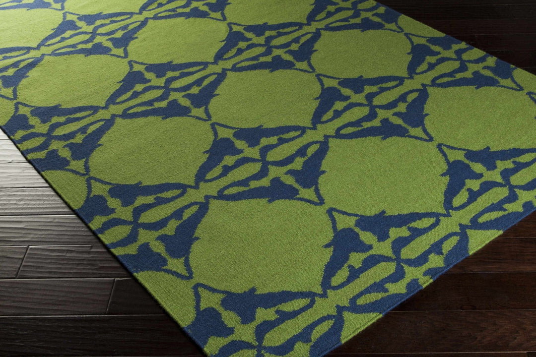 Rodney Contemporary Style Green Hand Woven Area Rug - The Rug Decor