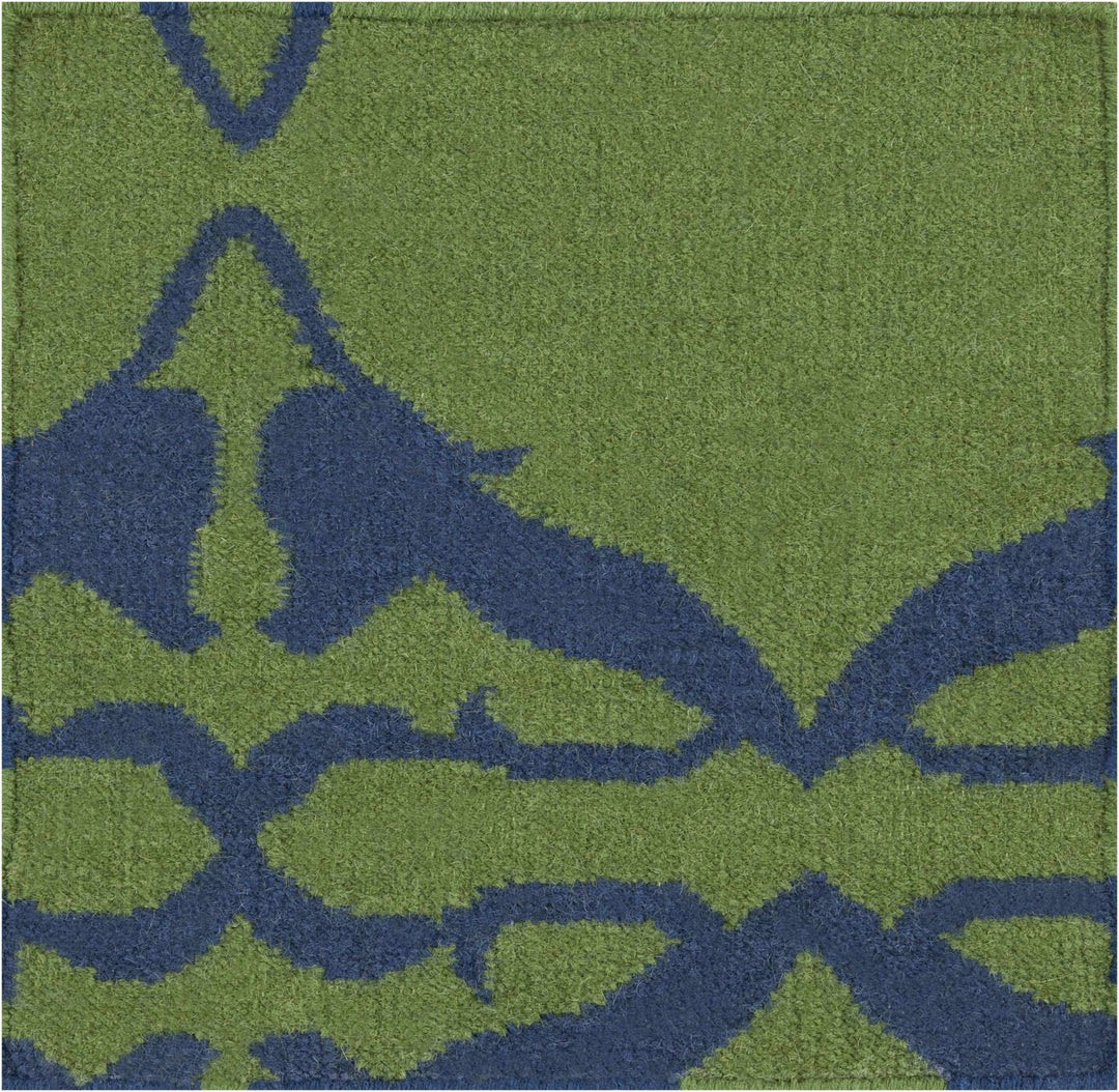 Rodney Contemporary Style Green Hand Woven Area Rug - The Rug Decor