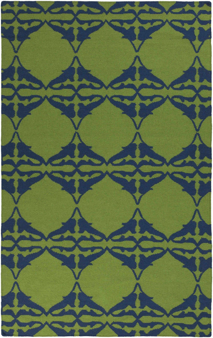 Rodney Contemporary Style Green Hand Woven Area Rug - The Rug Decor