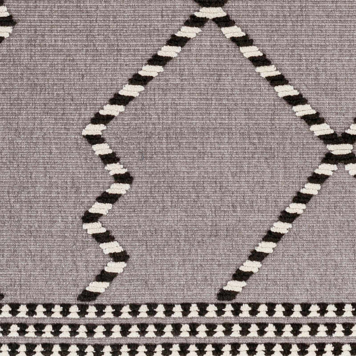 Rolf Contemporary Geometrical Gray And Black Rug - The Rug Decor