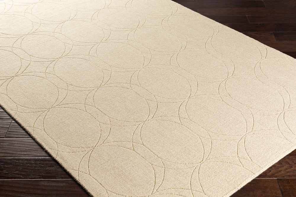 Rolfe Contemporary Tan Wool Rug - The Rug Decor