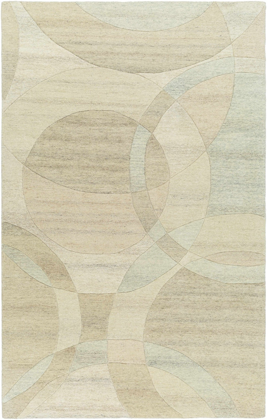 Rollo Contemporary Beige Area Rug - The Rug Decor