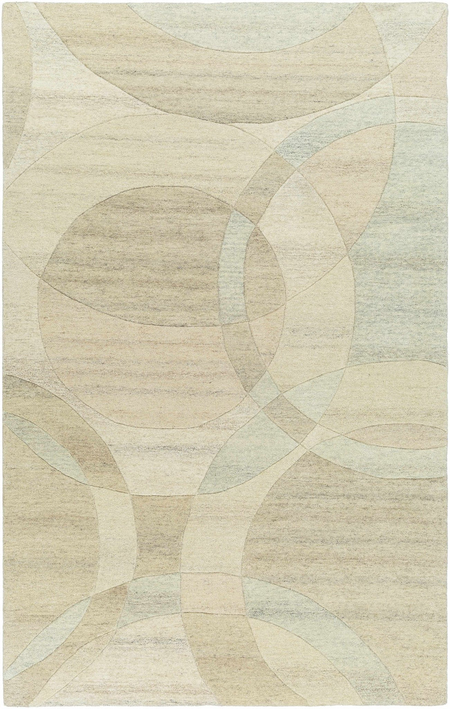 Rollo Contemporary Beige Area Rug - The Rug Decor