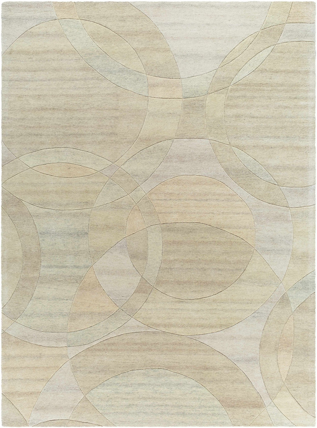 Rollo Contemporary Beige Area Rug - The Rug Decor