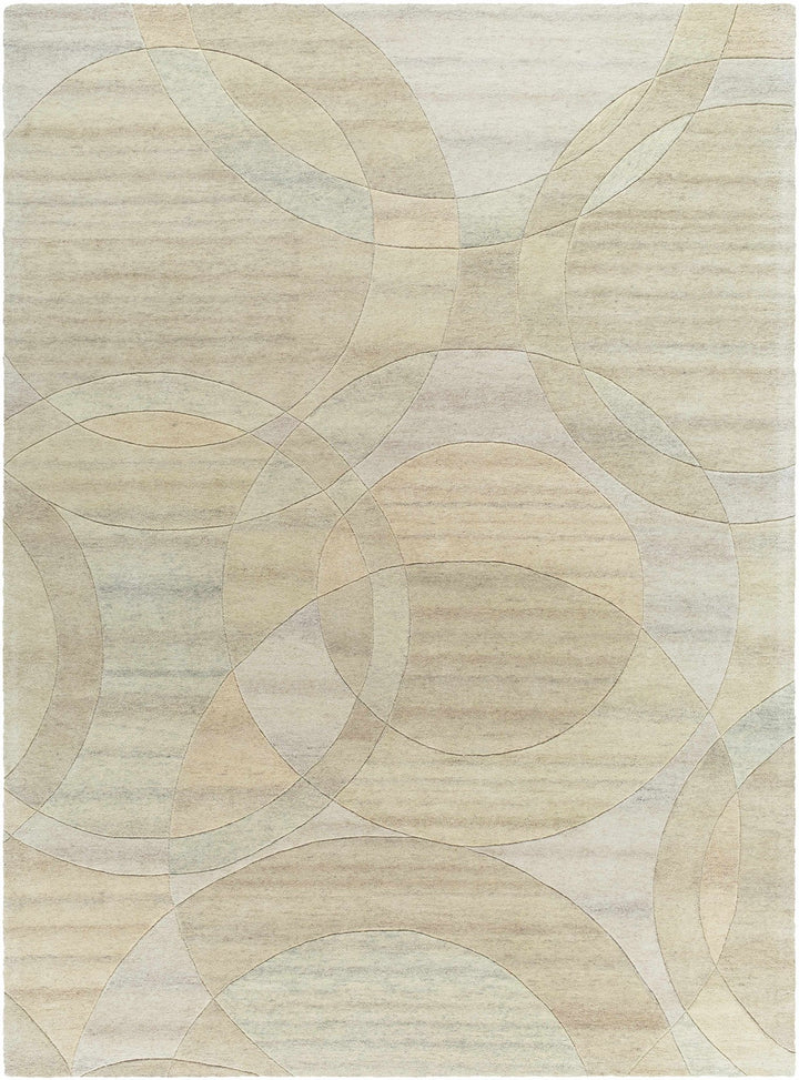 Rollo Contemporary Beige Area Rug - The Rug Decor