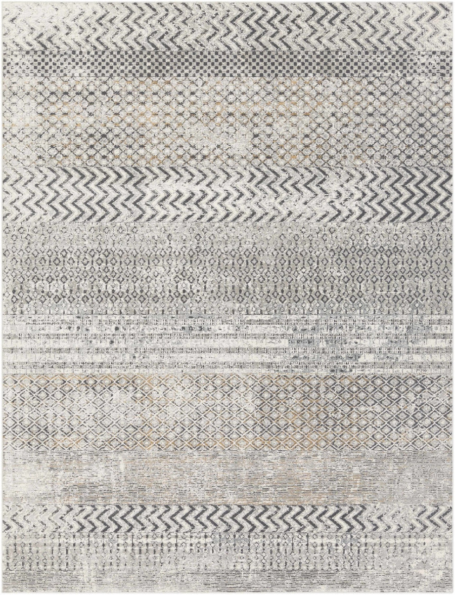 Rombauer Gray Modern Style Area Rug - The Rug Decor