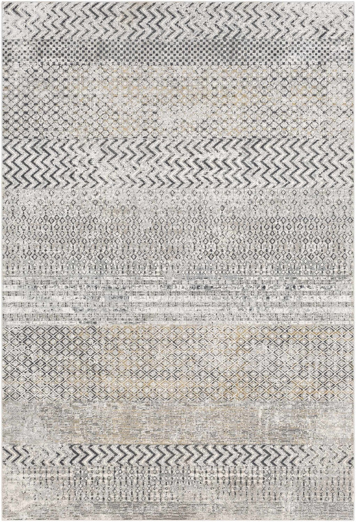 Rombauer Gray Modern Style Area Rug - The Rug Decor