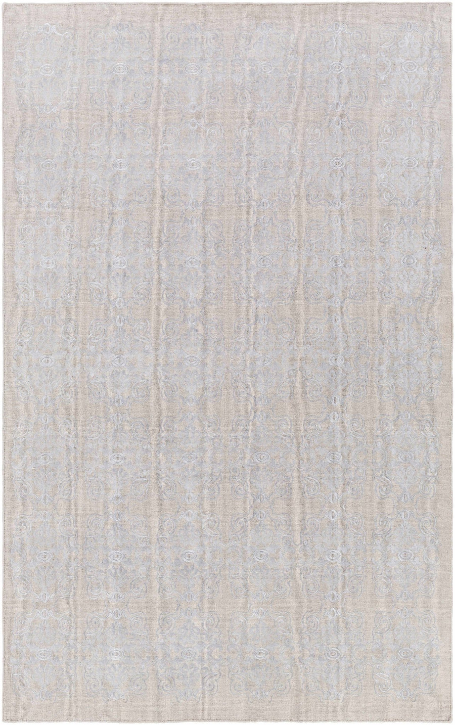 Ronceverte Contemporary Gray And Beige Area Rug - The Rug Decor