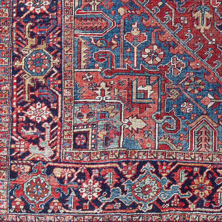 Ronneby Red Traditional Oriental Area Rug
