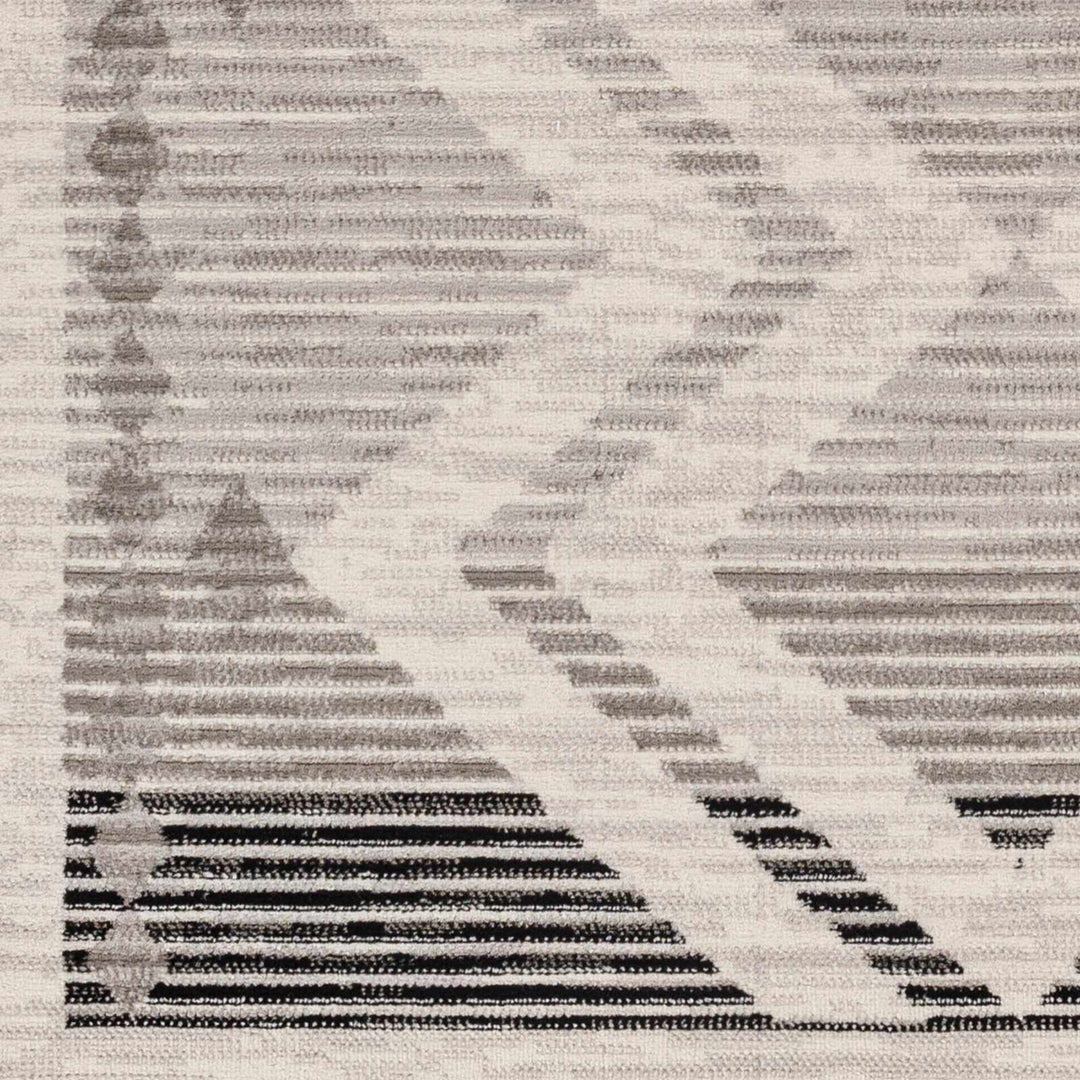 Rory Bohemian Style Ivory And Gray Area Rug - The Rug Decor
